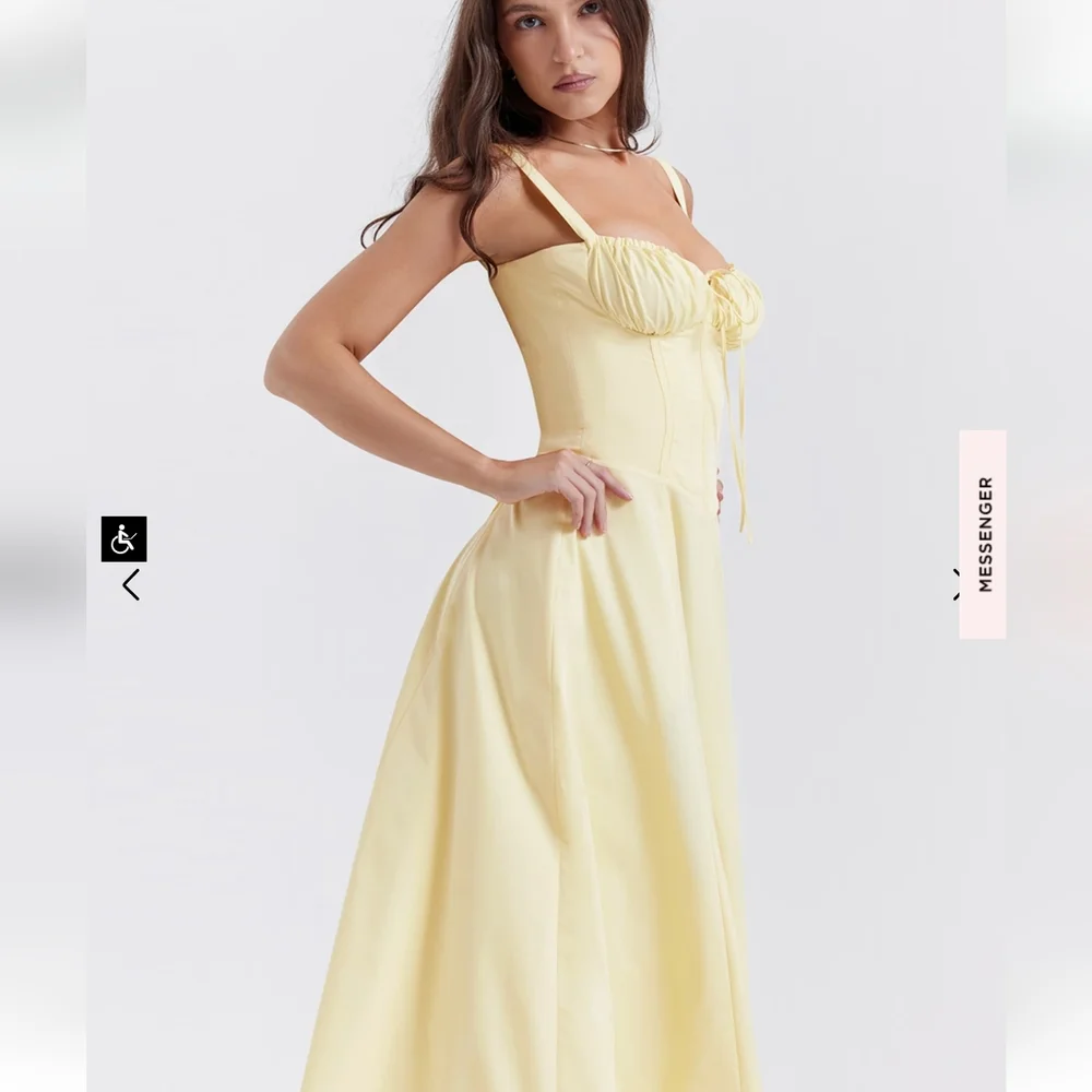 House of CB Carmen Buttercup Bustier Sundress - Picture 14 of 16